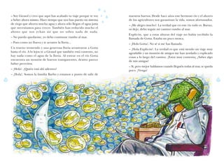S16 S17
– Soy Girasol y creo que aquí has acabado tu viaje porque te voy
a beber ahora mismo. Hace tiempo que nos han puesto un sistema
de riego que ahorra mucha agua y ahora sólo llegan el agua justa
que necesitamos para crecer. También han reducido mucho el
abono que nos echan así que no sobra nada de nada.
– No puedo quedarme, yo debo continuar rumbo al mar.
– Pues como no llueva y te arrastre la lluvia...
Un trueno tremendo y una generosa lluvia arrastraron a Gotta
hasta el río. A lo lejos ve a Girasol que también está contento, no
hay nada como el agua de la lluvia. Al entrar en el río Gotta
encuentra un montón de huevos transparentes, dentro parece
haber pececitos.
– ¡Hola!. ¿Quién está ahí adentro?
– ¡Hola!. Somos la familia Barbo y estamos a punto de salir de
nuestros huevos. Desde hace años este hermoso río y el ahorro
de los agricultores nos garantizan la vida, somos afortunados.
– ¡Me alegro mucho!. La verdad que en este río todo es. Bueno,
os dejo, debo seguir mi camino rumbo al mar.
Explicón, que a estas alturas del viaje no había recibido la
llamada de Gotta. Estaba un poco mosca.
– ¡Hola Gotta!. No sé si me has llamado.
– ¡Hola Explicón!. La verdad es que está siendo un viaje muy
agradable y un montón de amigos me han ayudado y explicado
cosas a lo largo del camino. ¡Estoy muy contenta¡ ¿Sabes algo
de mis amigas?
– Si, pero mejor hablamos cuando lleguéis todas al mar, te queda
poco. ¡Venga!
S S
S S
S
 