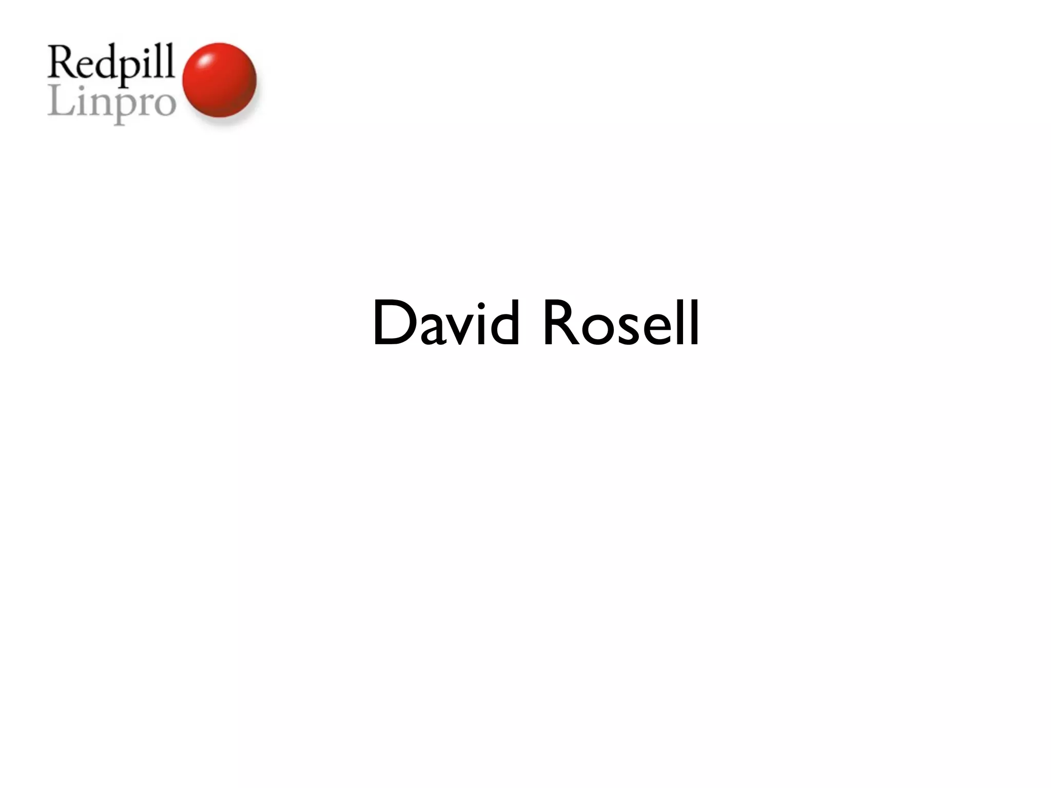 David Rosell
 