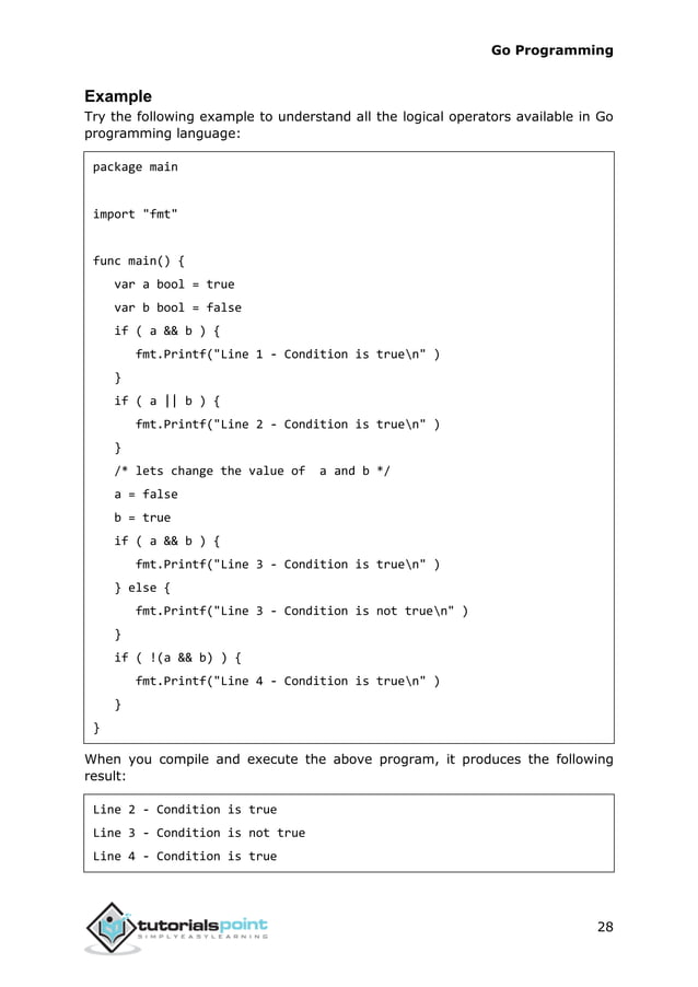 Go tutorial | PDF | Programming Languages | Computing