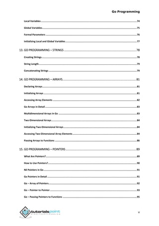 Go tutorial | PDF image.