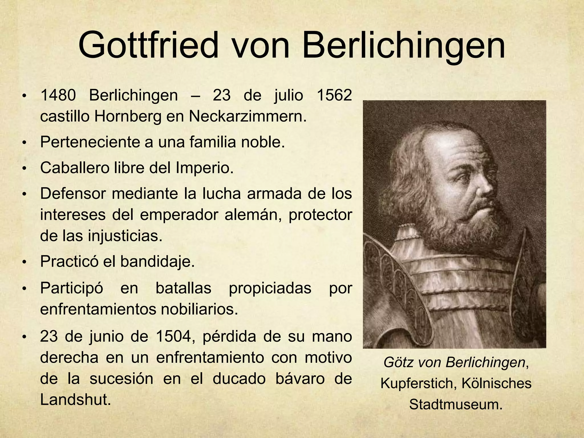 Zusammenfassung Götz Von Berlichingen