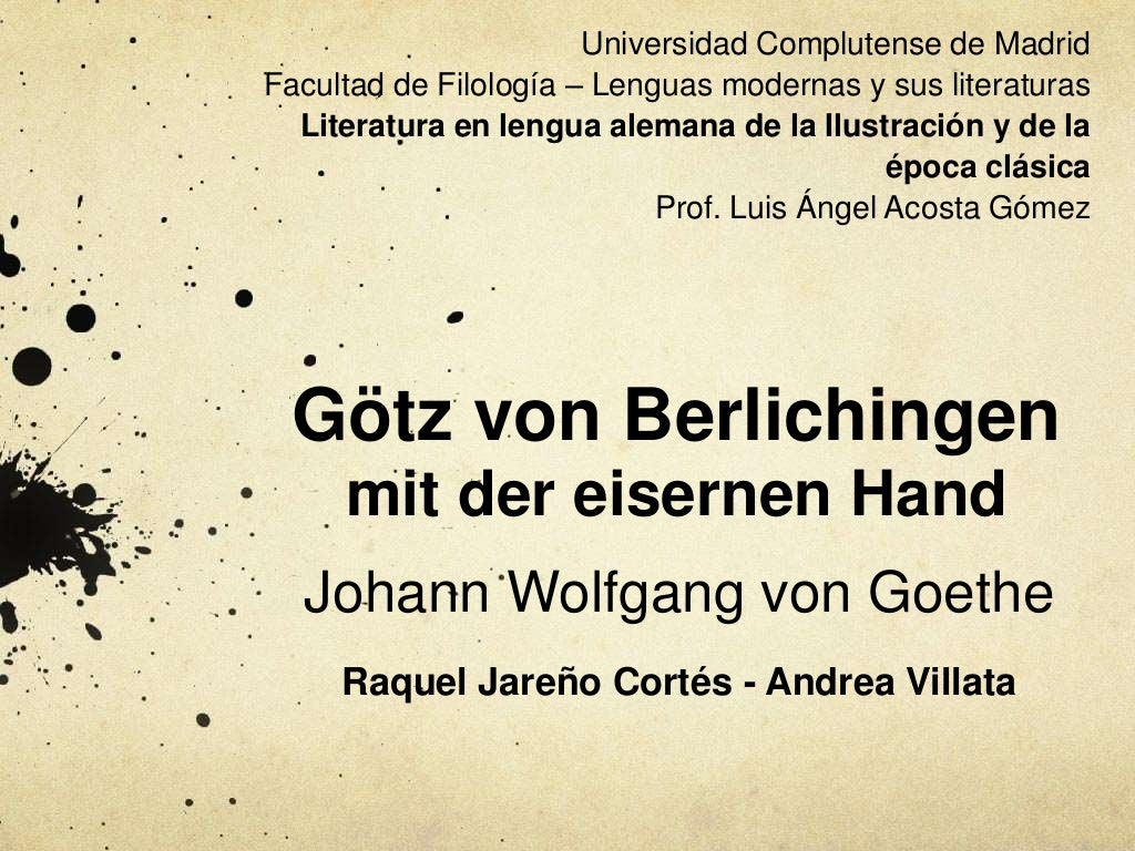 Götz von berlichingen