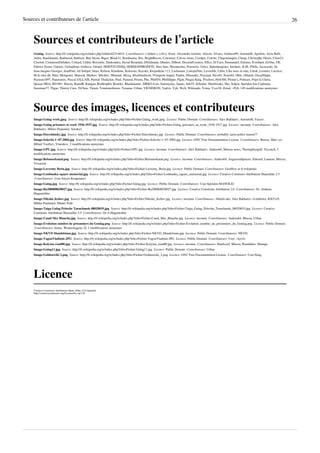 Sources et contributeurs de l’article                                                                                                                                                              26



     Sources et contributeurs de l’article
     Goulag  Source: http://fr.wikipedia.org/w/index.php?oldid=62314014  Contributeurs: (:Julien:), (=S=), @nar, Alexandre loichon, Aliesin, Alvaro, Amherst99, AntonioB, Apollon, Arria Belli,
     Atilin, Baalshamin, Badmood, Bahlsen, Ben Siesta, Bigor, Black31, Bombastus, Brc, BrightRaven, Calcineur, Calvus mons, Ceedjee, Celette, Chapoetanglet, Cheap, Christophe Dioux, Clem23,
     Cloclob, CommonsDelinker, Cottard, Cédric Boissière, Darkoneko, David Berardan, Dfeldmann, Dhatier, Dilbert, DocteurCosmos, Effco, El Caro, Emmanuel, Eskimo, Everhard, EyOne, FR,
     Fabrice Ferrer, Galoric, Goliadkine, Gribeco, Gérard, HDDTZUZDSQ, HERMAPHRODITE, Herr Satz, Hesoneofus, Horowitz, IAlex, Ilpleuttoujours, Inisheer, JLM, JNélis, Jaczewski, Jd,
     Jean-Jacques Georges, JeanPaul, Jef-Infojef, Jmax, Kelson, Kimdime, Kolossus, Koyuki, Kropotkine 113, Lachaume, LairepoNite, Levochik, Libre, Like tears in rain, Litlok, Loonies, Lucrèce,
     M-le-mot-dit, Marc Mongenet, Marceal, Markov, Micthev, Mmenal, Moyg, Mschlindwein, N'importe lequel, Naden, Nbeaudet, Neymad, Nico83, Nono64, Okki, Ollamh, OscarHippe,
     Pacman1897, Panoramix, Pascal JALLAIS, Patrick Thalacker, Paul, Pautard, Peiom, Phe, Phil654, Phillllippe, Pijah, Pingui-King, Pixeltoo, Pj44300, Ploum's, Polmars, Popo le Chien,
     Quasar-Hfo4, RS1981, Raizin, RamaR, Ratigan, Redhotphil, Remike, Rhadamante, SIRKO Ivan, Sammyday, Sanao, Seb35, Sebrider, Sherbrooke, Ske, Soljen, Spiridon Ion Cepleanu,
     Susuman77, Tbgar, Thierry Caro, TiChou, Tieum, Tomtomchinois, Treanna, Urban, VIGNERON, Vadvir, Vyk, Weft, Wikinade, Yotna, Yves30, Zetud, ~Pyb, 149 modifications anonymes




     Source des images, licences et contributeurs
     Image:Gulag work.jpeg  Source: http://fr.wikipedia.org/w/index.php?title=Fichier:Gulag_work.jpeg  Licence: Public Domain  Contributeurs: Alex Bakharev, AntonioB, Vascer
     Image:Gulag prisoners at work 1936-1937.jpg  Source: http://fr.wikipedia.org/w/index.php?title=Fichier:Gulag_prisoners_at_work_1936-1937.jpg  Licence: inconnu  Contributeurs: Alex
     Bakharev, Mikko Paananen, Soroka1
     Image:Dzerzhinsky.jpg  Source: http://fr.wikipedia.org/w/index.php?title=Fichier:Dzerzhinsky.jpg  Licence: Public Domain  Contributeurs: probably zarist police station??
     Image:Solovki-1--07.2004.jpg  Source: http://fr.wikipedia.org/w/index.php?title=Fichier:Solovki-1--07.2004.jpg  Licence: GNU Free Documentation License  Contributeurs: Breeze, Man vyi,
     Mihail Vasiliev, Vmenkov, 2 modifications anonymes
     Image:GPU.jpg  Source: http://fr.wikipedia.org/w/index.php?title=Fichier:GPU.jpg  Licence: inconnu  Contributeurs: Alex Bakharev, Andros64, Marcus news, Themightyquill, Trycatch, 3
     modifications anonymes
     Image:Belomorkanal.png  Source: http://fr.wikipedia.org/w/index.php?title=Fichier:Belomorkanal.png  Licence: inconnu  Contributeurs: Andros64, Augiasstallputzer, Edward, Laurens, Mircea,
     Vissarion
     Image:Lavrenty Beria.jpg  Source: http://fr.wikipedia.org/w/index.php?title=Fichier:Lavrenty_Beria.jpg  Licence: Public Domain  Contributeurs: Geoffroy at fr.wikipedia
     Image:Loubianka square memorial.jpg  Source: http://fr.wikipedia.org/w/index.php?title=Fichier:Loubianka_square_memorial.jpg  Licence: Creative Commons Attribution-Sharealike 2.5
      Contributeurs: User:Alexei Kouprianov
     Image:Gulag.jpg  Source: http://fr.wikipedia.org/w/index.php?title=Fichier:Gulag.jpg  Licence: Public Domain  Contributeurs: User:Spiridon MANOLIU
     Image:Ru200008020027.jpg  Source: http://fr.wikipedia.org/w/index.php?title=Fichier:Ru200008020027.jpg  Licence: Creative Commons Attribution 2.0  Contributeurs: Dr. Andreas
     Hugentobler
     Image:Nikolai Jezhov.jpg  Source: http://fr.wikipedia.org/w/index.php?title=Fichier:Nikolai_Jezhov.jpg  Licence: inconnu  Contributeurs: Albedo-ukr, Alex Bakharev, G.dallorto, Kl833x9,
     Mikko Paananen, Mutter Erde
     Image:Taiga Gulag Pritsche Turuchansk 08020035.jpg  Source: http://fr.wikipedia.org/w/index.php?title=Fichier:Taiga_Gulag_Pritsche_Turuchansk_08020035.jpg  Licence: Creative
     Commons Attribution-Sharealike 2.5  Contributeurs: Dr.A.Hugentobler
     Image:Canal Mer Blanche.jpg  Source: http://fr.wikipedia.org/w/index.php?title=Fichier:Canal_Mer_Blanche.jpg  Licence: inconnu  Contributeurs: Andros64, Mircea, Urban
     Image:Evolution nombre de prisonniers du Goulag.png  Source: http://fr.wikipedia.org/w/index.php?title=Fichier:Evolution_nombre_de_prisonniers_du_Goulag.png  Licence: Public Domain
      Contributeurs: Iunity, Wouterhagens, Ö, 1 modifications anonymes
     Image:NKVD Mandelstam.jpg  Source: http://fr.wikipedia.org/w/index.php?title=Fichier:NKVD_Mandelstam.jpg  Licence: Public Domain  Contributeurs: NKVD
     Image:VagonVladimir.JPG  Source: http://fr.wikipedia.org/w/index.php?title=Fichier:VagonVladimir.JPG  Licence: Public Domain  Contributeurs: User:.:Ajvol:.
     Image:Kolyma road00.jpg  Source: http://fr.wikipedia.org/w/index.php?title=Fichier:Kolyma_road00.jpg  Licence: inconnu  Contributeurs: Hardscarf, Mircea, Ronaldino, Shtanga
     Image:Gulag11.jpg  Source: http://fr.wikipedia.org/w/index.php?title=Fichier:Gulag11.jpg  Licence: Public Domain  Contributeurs: Urban
     Image:Goldenwiki 2.png  Source: http://fr.wikipedia.org/w/index.php?title=Fichier:Goldenwiki_2.png  Licence: GNU Free Documentation License  Contributeurs: User:Sting




     Licence
     Creative Commons Attribution-Share Alike 3.0 Unported
     http:/ / creativecommons. org/ licenses/ by-sa/ 3. 0/
 