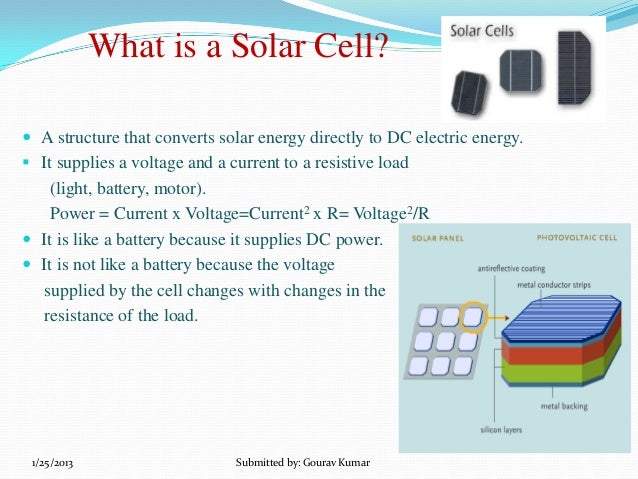 Solar panel Technology ppt