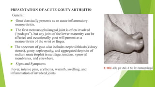 pharmacotherapy of gout | PPTX