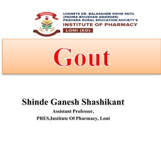 Shinde Ganesh Shashikant
Assistant Professor,
PRES,Institute Of Pharmacy, Loni
 