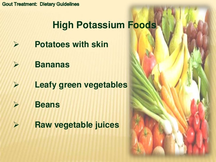 gout treatment how the right diet can help