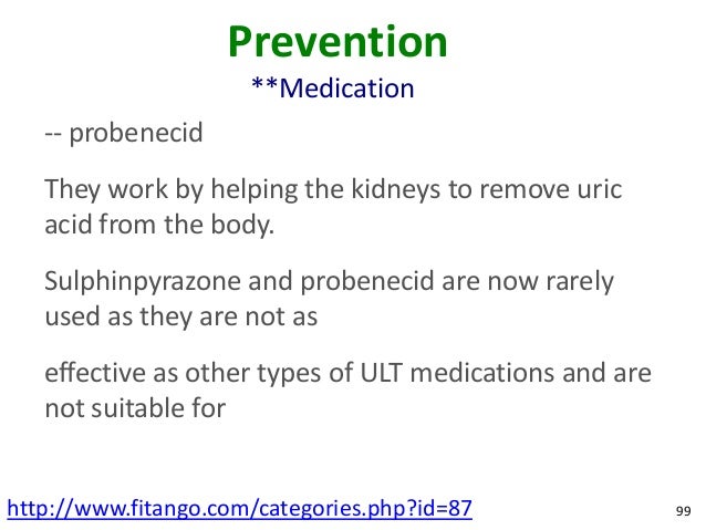 What Kind Of Drug Is Probenecid