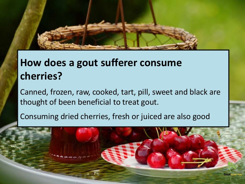 Gout and Cherries