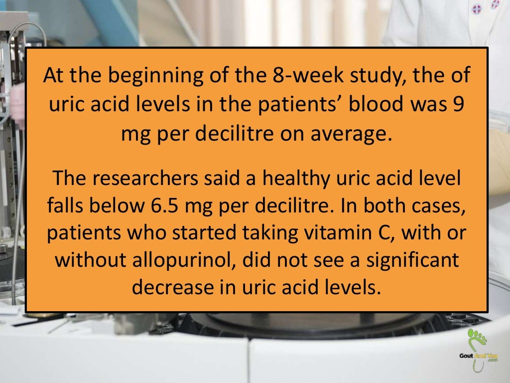 Gout and Vitamin C