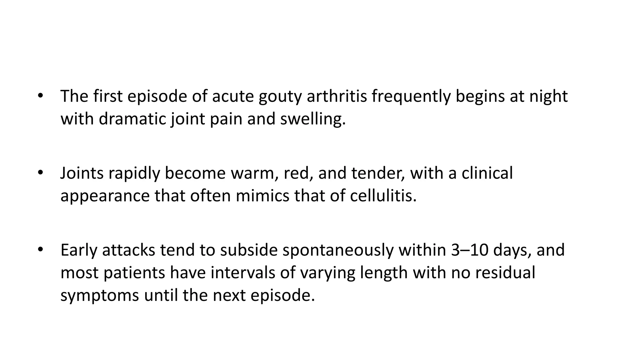 Gout arthritis - comprehensive ppt | PPTX