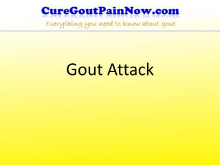Gout Attack
 