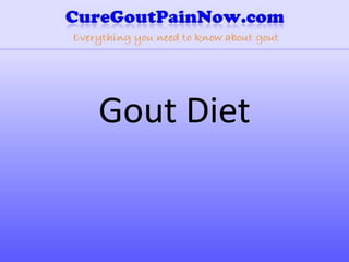 Gout Diet 