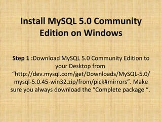 MySQL | PPT