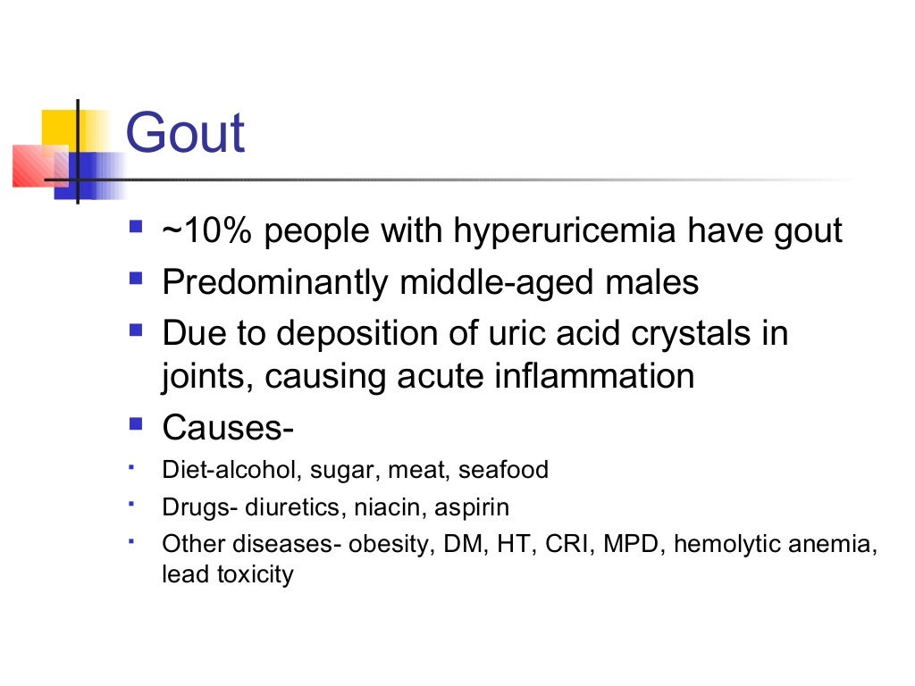 Gout & osteoarthritis