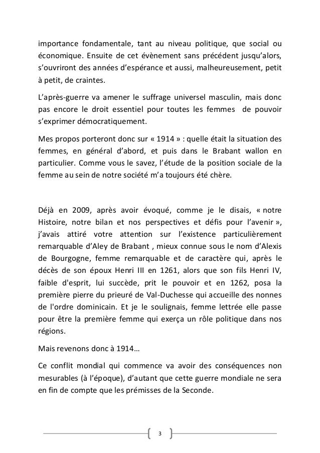 Gouverneure discours