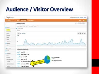 Audience / Visitor Overview 
 