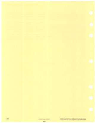 50.2 JANUARY 1, 2014 ERRATA
BUFF
2013 CALIFORNIA ADMINISTRATIVE CODE
 