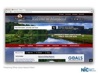 Predicting What Users Need & Want
 
