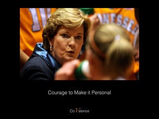 Courage to Make it Personal
CoValence