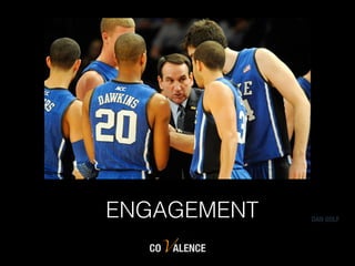 COVALENCE
DAN GOLF
ENGAGEMENT