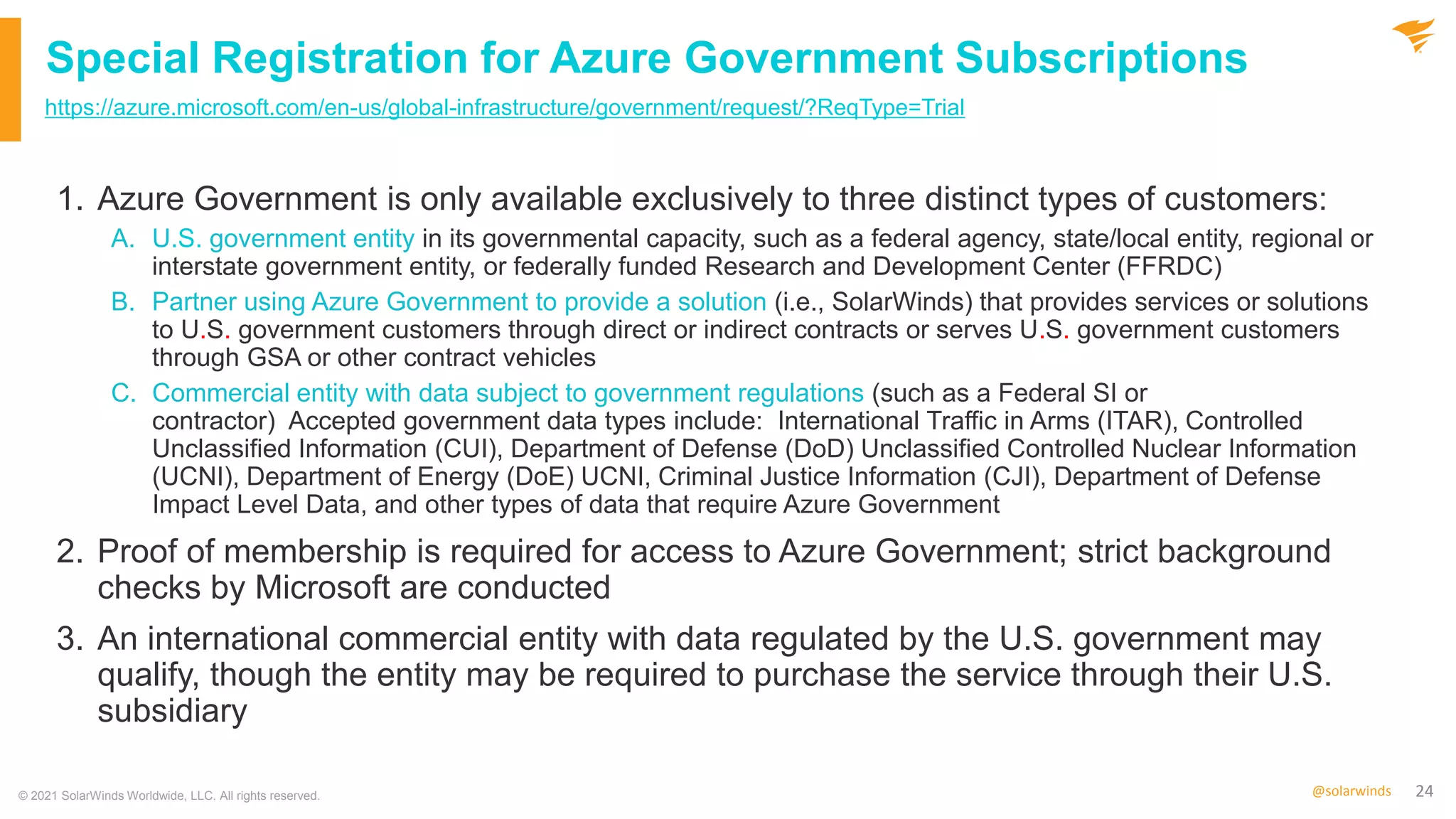 Government Webinar: Monitoring Azure and Deploying SolarWinds on Azure Government Just Got Easier