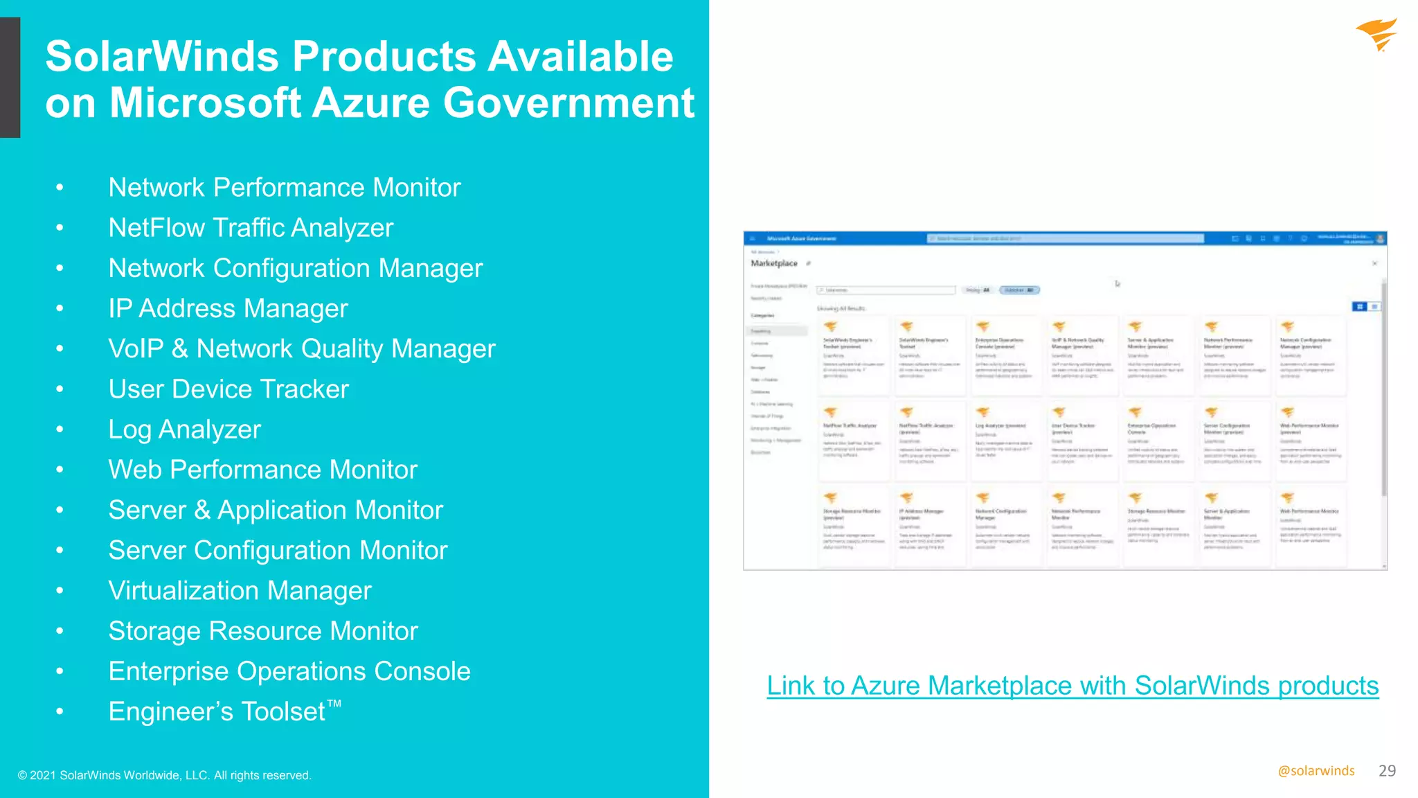 Government Webinar: Monitoring Azure and Deploying SolarWinds on Azure Government Just Got Easier