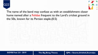 The Big Bong Theory- Bengali Pop Culture and fandom quiz(Q+A) Slide 30