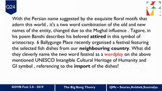 The Big Bong Theory- Bengali Pop Culture and fandom quiz(Q+A) Slide 32