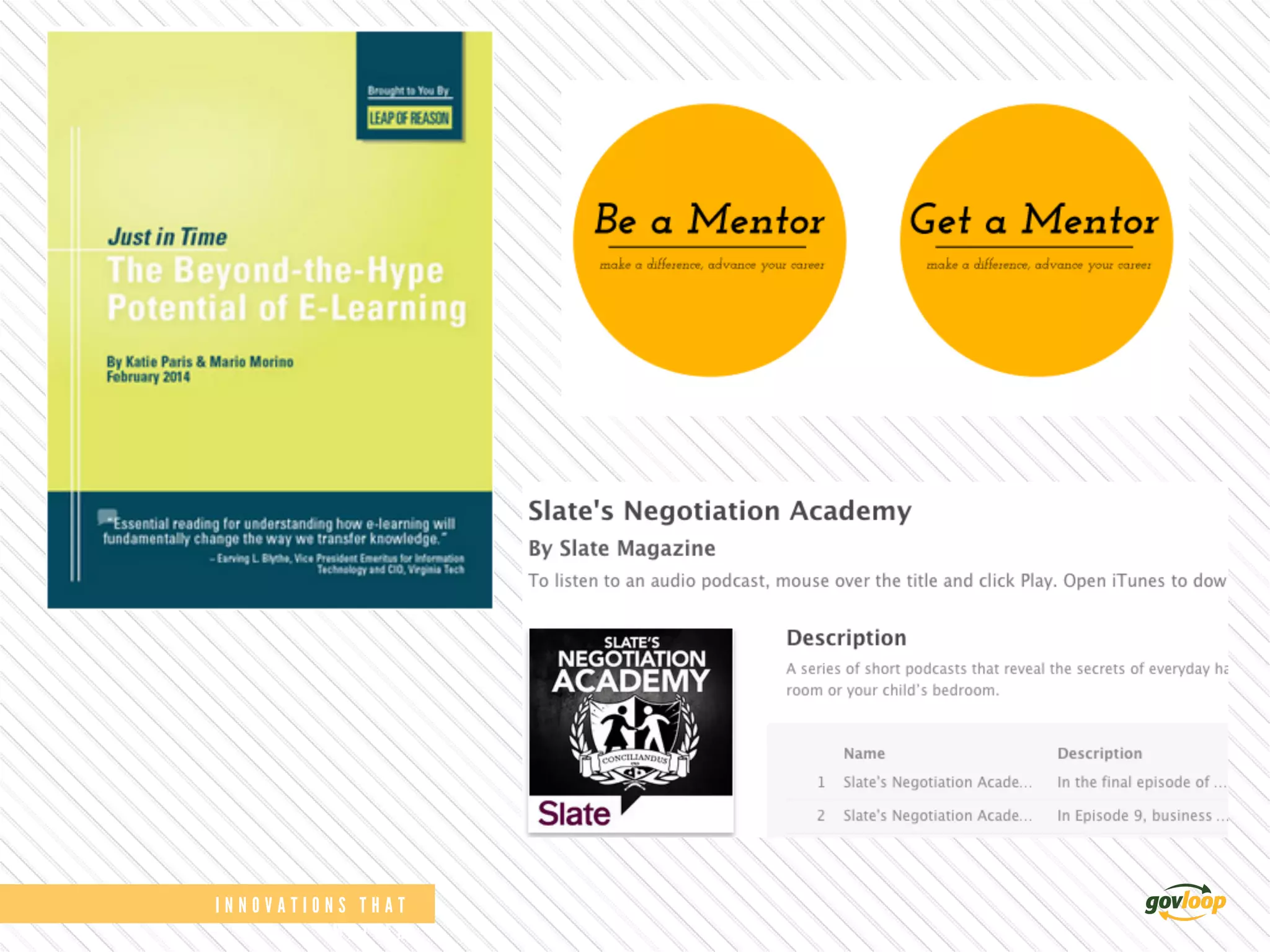 I N N O V A T I O N S T H A T
M A T T E R 	
  
 