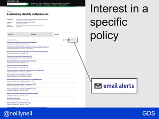 Interest in a
specific
policy

@neillyneil

GDS

 