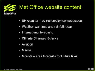 Simon Swan (Met Office) Gov Delivery ppt 3[1]