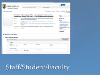 Staff/Student/Faculty
 