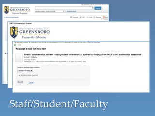 Staff/Student/Faculty
 