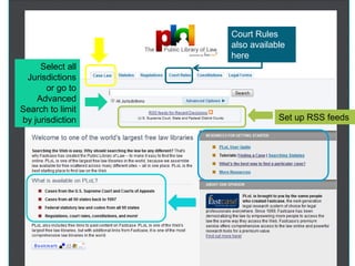 ©Elizabeth Geesey Holmes ■ EGHresearch@gmail.comCourt Rules also available hereSelect all Jurisdictions or go to Advanced Search to limit by jurisdictionSet up RSS feeds