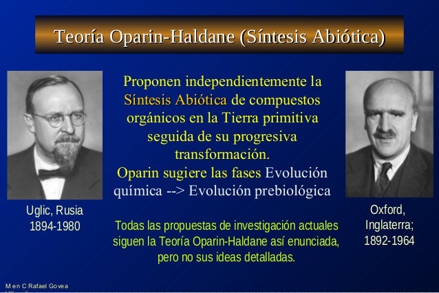 Abiogenesis, el origen de la Vida