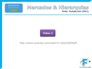 Apresentando:Vinicius CastroInternet GovernanceFonte: Brosseau (2007)Exemplo de Internet Governance: