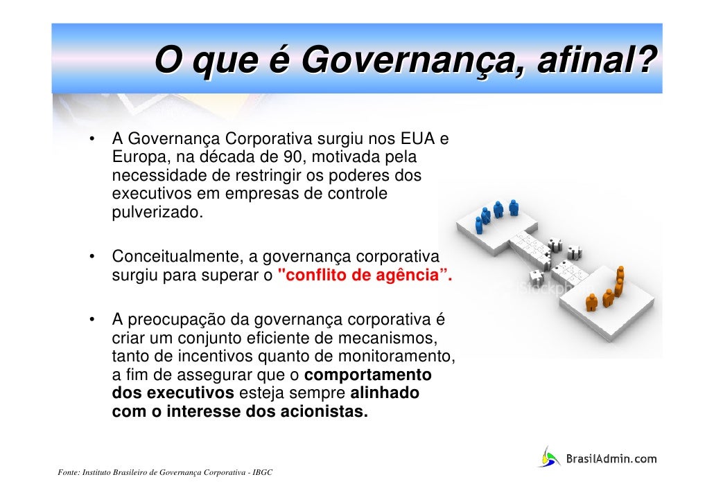 A Governanca Corporativa E Reconhecida Como Uma Ferramenta