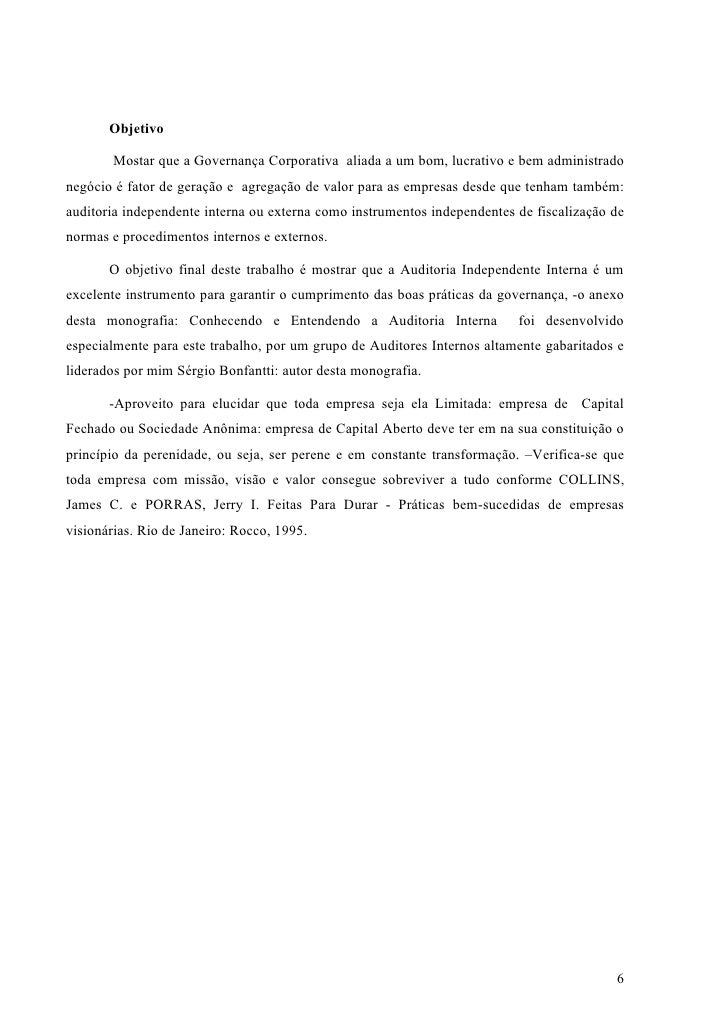 Governanca corporativa monografia