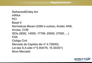 Governanca, Compliance e Contract Management