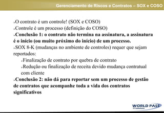 Governanca, Compliance e Contract Management