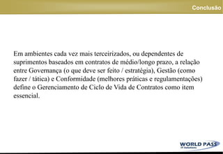 Governanca, Compliance e Contract Management