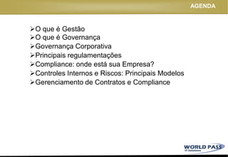 Governanca, Compliance e Contract Management