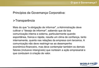 Governanca, Compliance e Contract Management