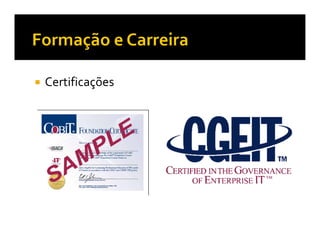 Certificações
 