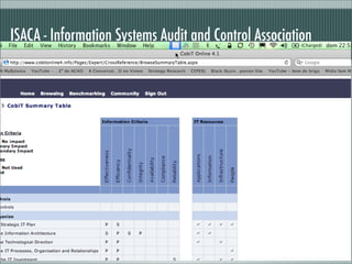 ISACA - Information Systems Audit and Control Association
 