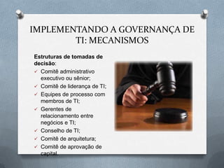 POR QUÊ A GOVERNANÇA DE TI É IMPORTANTE?Figura 2 – Matriz de determinação de modelo de Governança da TIFonte: Adaptado de Weill; Ross (2010)