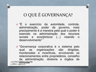 O que é Governança de TI?