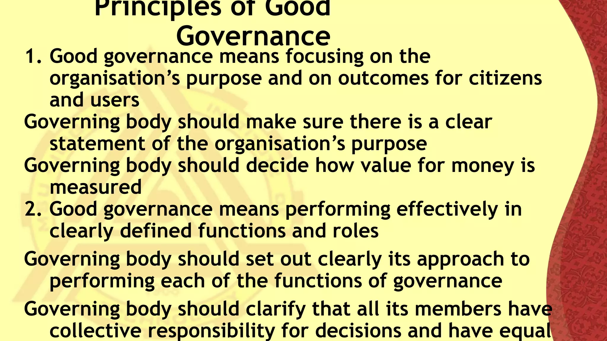 Governance First Approach Governance.pptx | Political Issues & policy | Politics