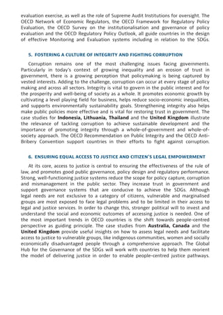 evaluation exercise, as well as the role of Supreme Audit Institutions for oversight. The
OECD Network of Economic Regulat...